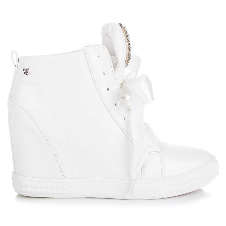 Vices Cipők szalaggal átkötve fehér