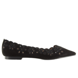 Fekete Áttört balerinák Lt99P Fekete