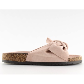 Női papucs parafa bézs színű Ck02