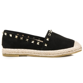 Seastar Velúr espadrillek szegecsekkel fekete Seastar Velúr espadrillek szegecsekkel fekete