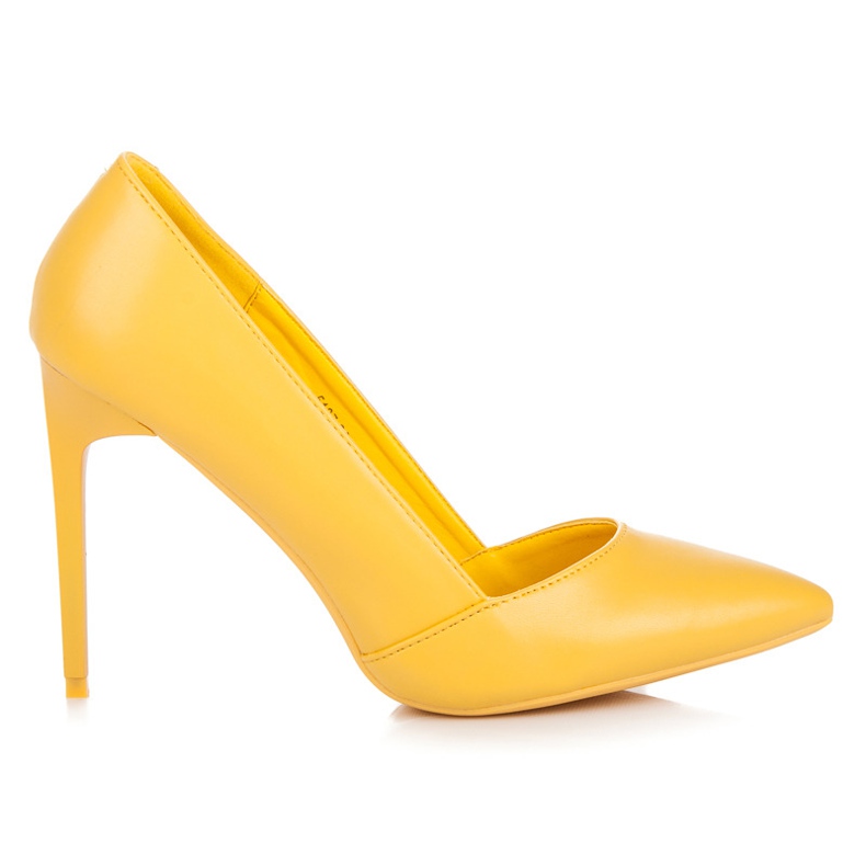 Elegáns magassarkú Vices sárga