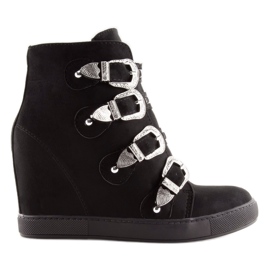 Női tornacipő fekete 100-852Bas-1 fekete