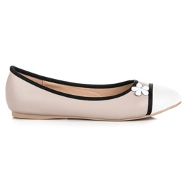 Vices Balerinák Virággal barna