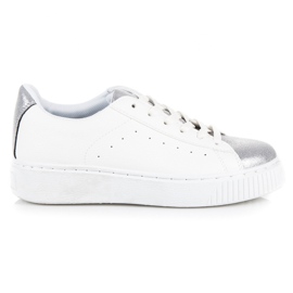 Kígyómintás nyakkendős tornacipő fehér Kígyómintás nyakkendős tornacipő fehér