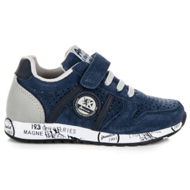 American Club Cipők gumiszalaggal és tépőzárral kék