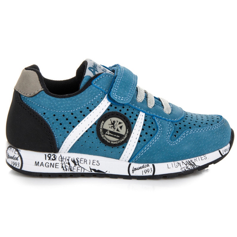 American Club Cipők gumiszalaggal és tépőzárral kék