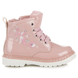 American Club Amerikai klub cipzáras cipő rózsaszín