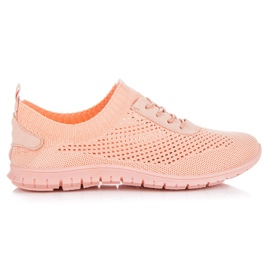 Muto Könnyű áttört tornacipő narancs