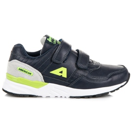 American Club Amerikai klub tépőzáras cipő kék