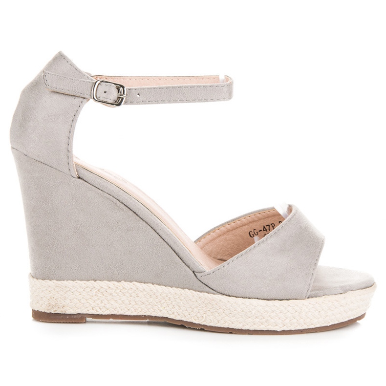 Seastar Velúr ékszandál szürke