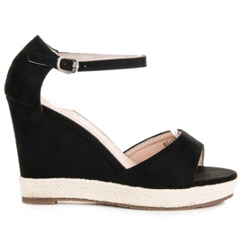 Seastar Velúr ékszandál fekete