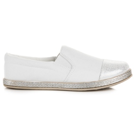 Mtt Sport Fehér espadrillák csúsznak Mtt Sport Fehér espadrillák csúsznak