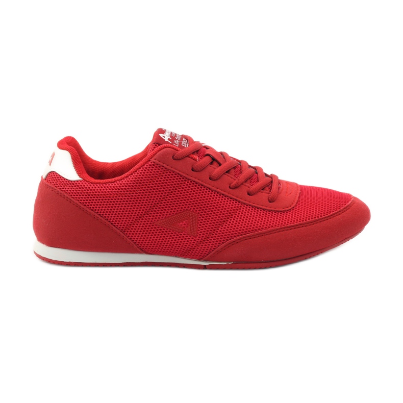 American Club Amerikai 7066 red jogging sport fehér piros