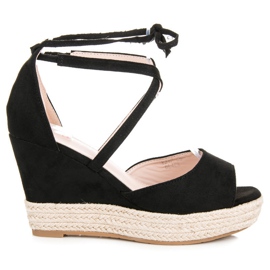 Seastar Kötött espadrillák az éken fekete