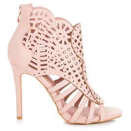 Seastar Áttört Szandál Egy Csúszkán rózsaszín Seastar Áttört Szandál Egy Csúszkán rózsaszín