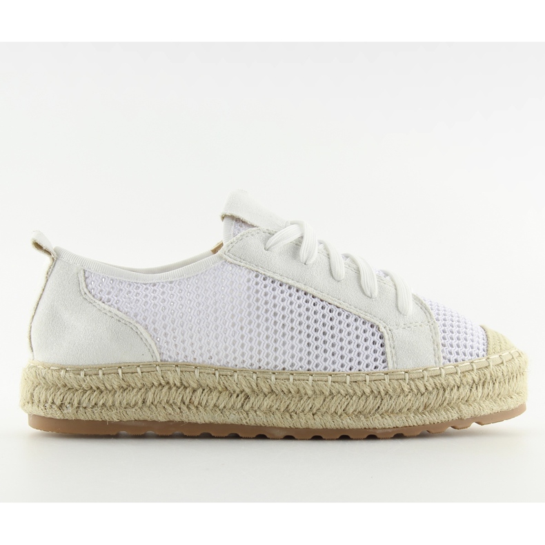 Fehér espadrilles tornacipő BB06P Fehér