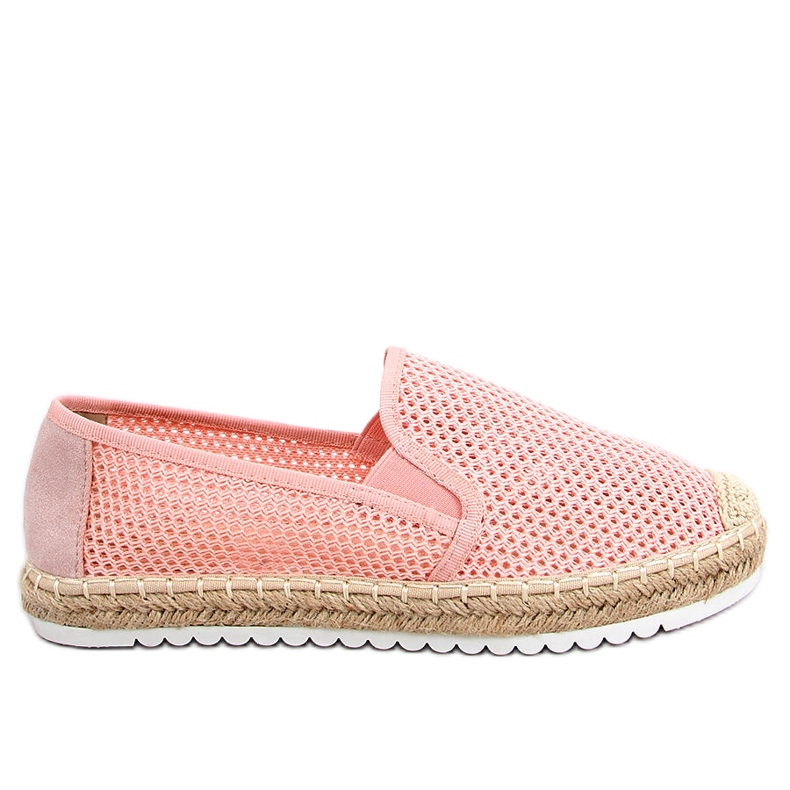 BM Felcsúsztatható espadrilles pink BB03P Pink rózsaszín