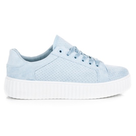 Seastar Velúr tornacipő az emelvényen kék