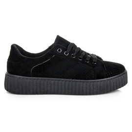 Seastar Velúr tornacipő az emelvényen fekete Seastar Velúr tornacipő az emelvényen fekete