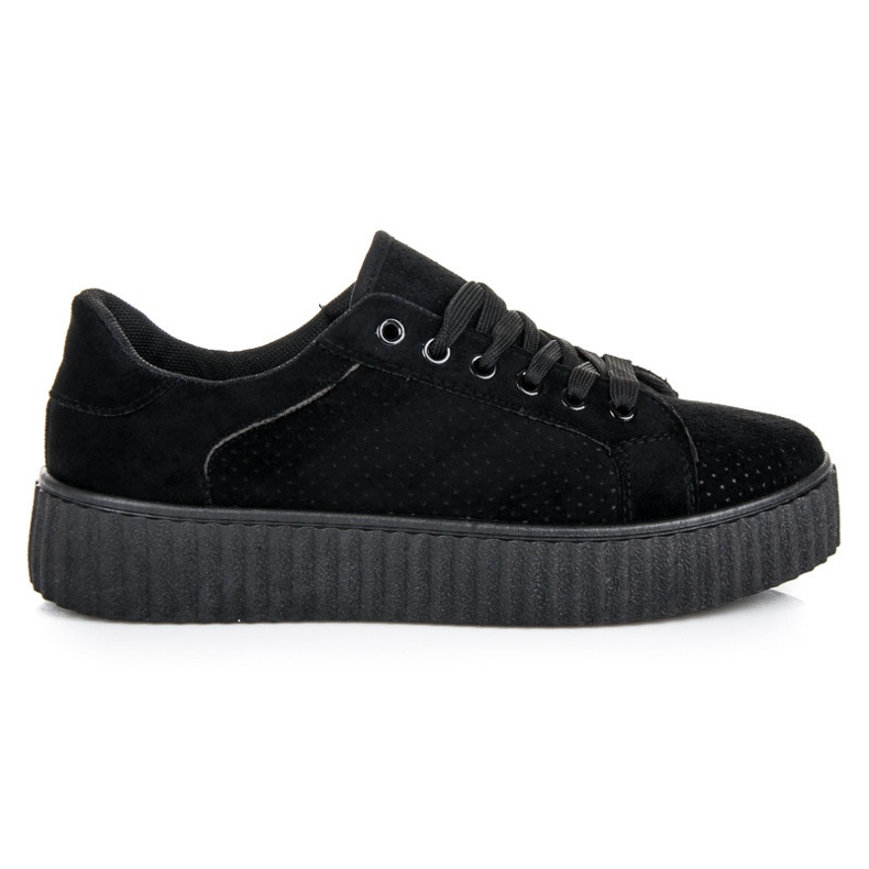 Seastar Velúr tornacipő az emelvényen fekete