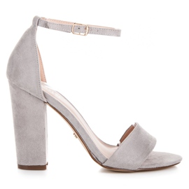 Seastar Velúr szandál oszlopon szürke Seastar Velúr szandál oszlopon szürke