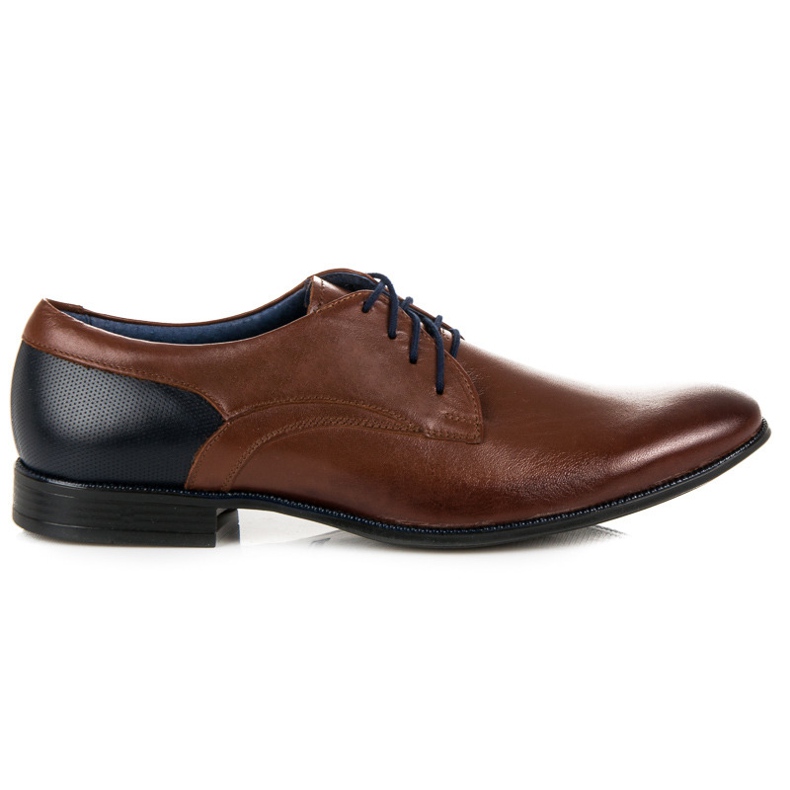 Alkalmi LUCCA bőr cipő barna