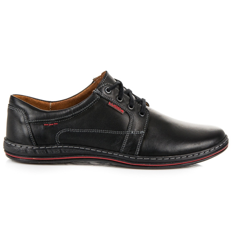 Fűzős alkalmi lucca cipő fekete