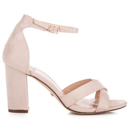 Seastar Bézs színű, magas sarkú szandál Seastar Bézs színű, magas sarkú szandál