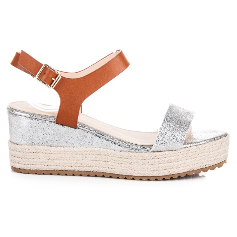 Seastar Wedge espadrilles szandál szürke