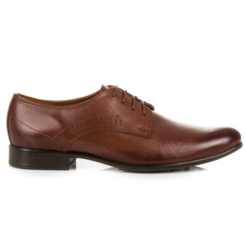 Férfi cipő lucca díszekkel barna