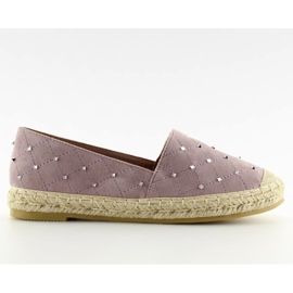 Espadrillák lila 5481 lila szegecsekkel ibolya Espadrillák lila 5481 lila szegecsekkel ibolya