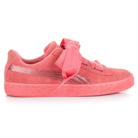 Puma Suede Heart Snk Jr rózsaszín Puma Suede Heart Snk Jr rózsaszín