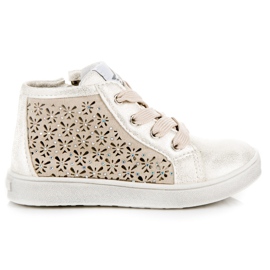 American Club Áttört cipők amerikai csúszkával sárga