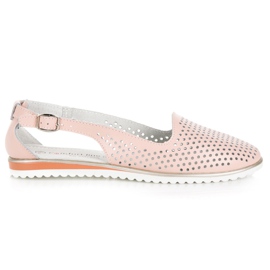 Áttört vinceza szandál rózsaszín