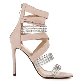 Szexi Sergio Todzi szandál bézs