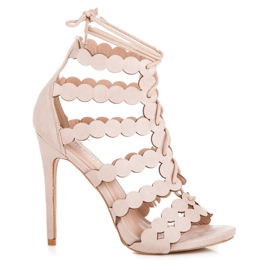 Seastar Megkötött szandál tűsarkún barna Seastar Megkötött szandál tűsarkún barna