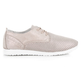 Megkötött VINCEZA cipő sárga Megkötött VINCEZA cipő sárga