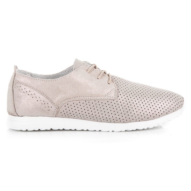 Megkötött VINCEZA cipő sárga