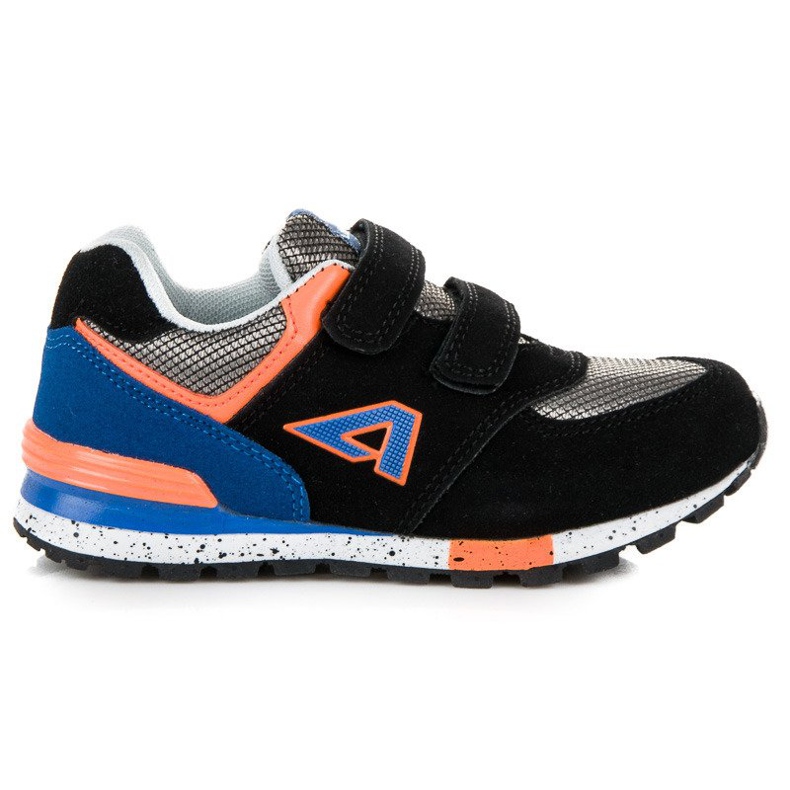 American Club Amerikai tépőzáras cipők fekete