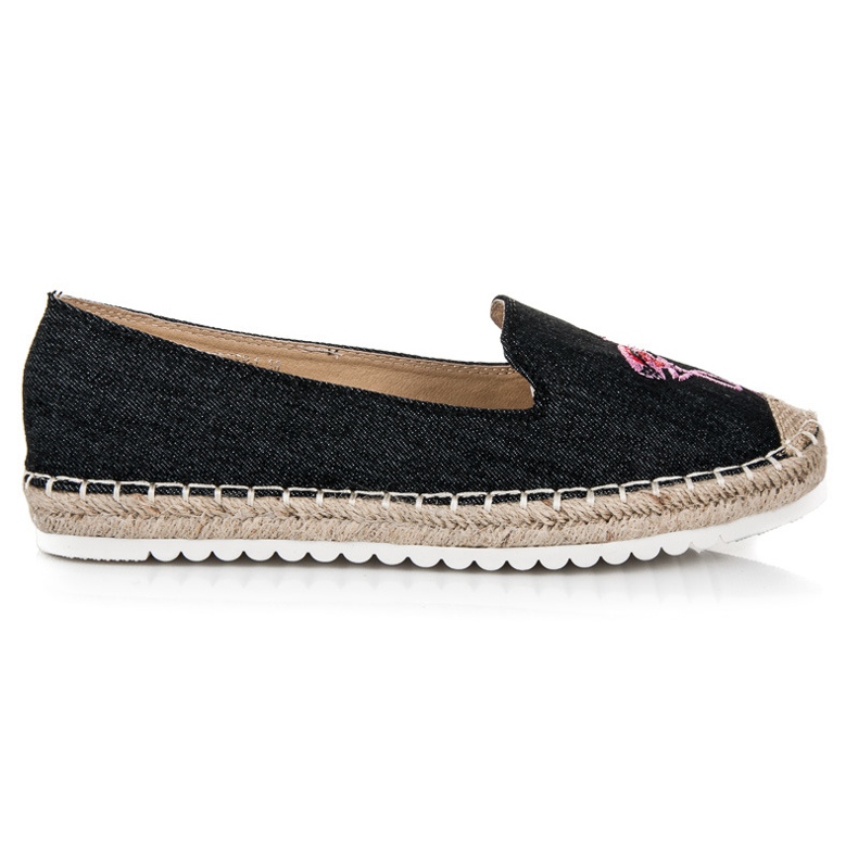 Bestelle Espadrillák egy flamingóval fekete