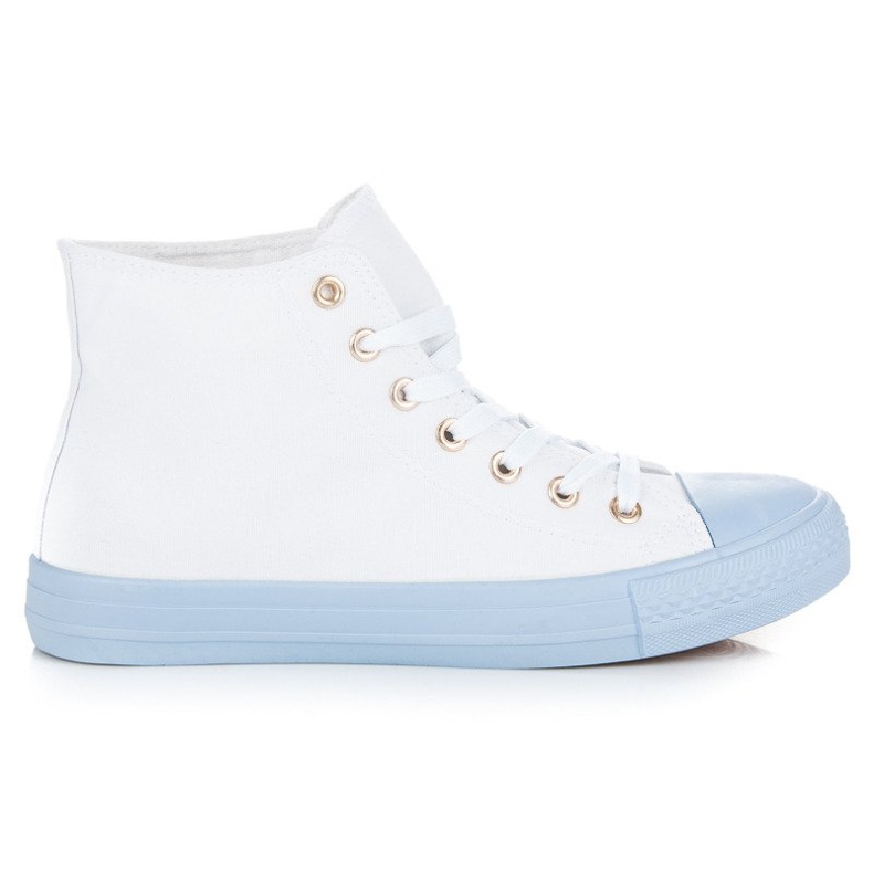 Coura Cipők a boka felett fehér