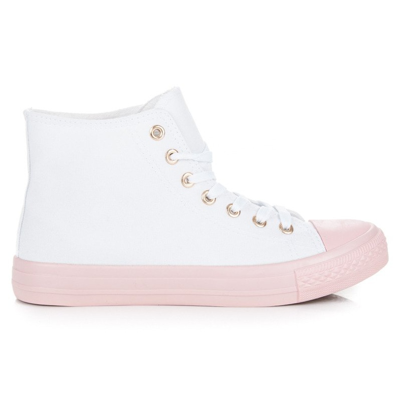 Coura Cipők a boka felett fehér