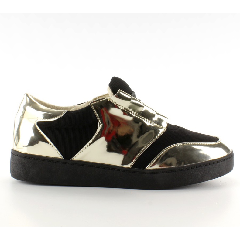 Fekete neon tükrös sportcipő