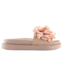 Flower power rózsaszín papucs AK04P rózsaszín