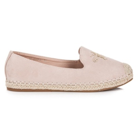 Bestelle Felcsúsztatható espadrillák rózsaszín Bestelle Felcsúsztatható espadrillák rózsaszín
