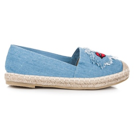 Bestelle Farmer espadrillák foltokkal kék Bestelle Farmer espadrillák foltokkal kék