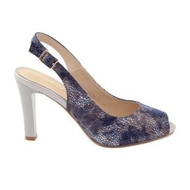 Szandál Sergio Leone 578 posztján barna sötétkék