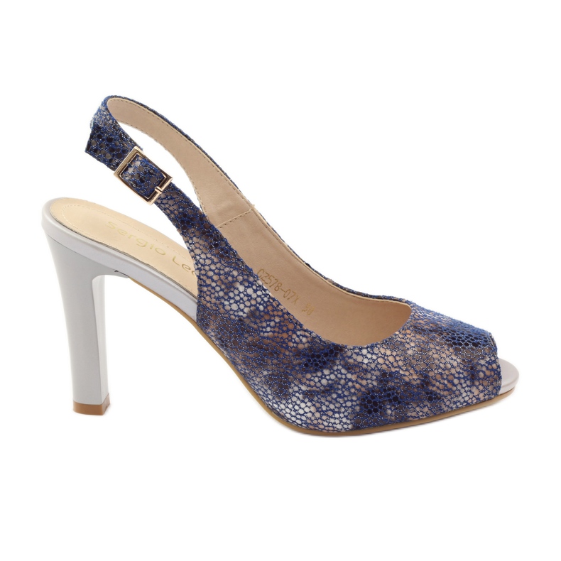 Szandál Sergio Leone 578 posztján barna sötétkék