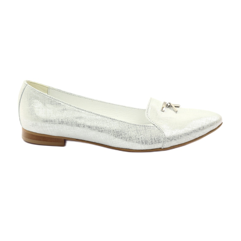 Lordsy balerinák ezüst Angello díszítéssel szürke