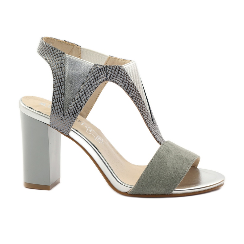 M.Daszyński Bőr szandál Daszyński szürke M.Daszyński Bőr szandál Daszyński szürke